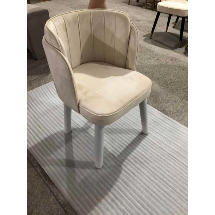 Italialaiset minimalistiset valkoiset nojatuolit Dubet-tyyliin #M3090 15