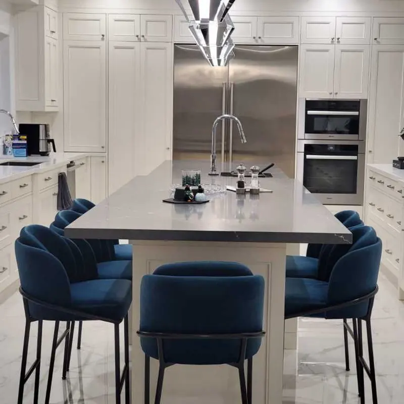 High Quality Modern Genuine Leather Bar Stools Price List 7