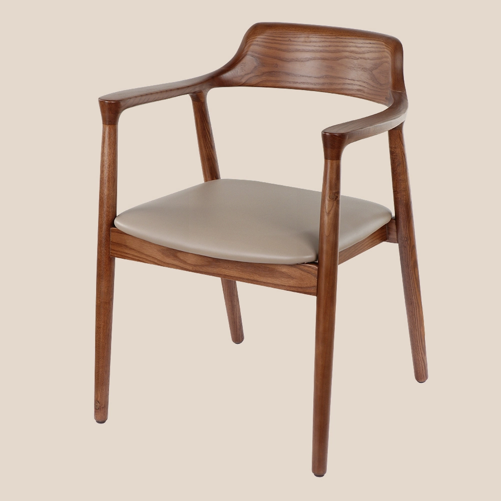 Chaise en bois massif MISIRUI Hiroshima #M2072 1