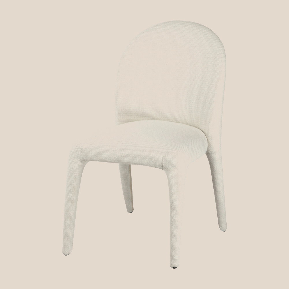 极简主义乳白色纯色餐椅 #M2291 1