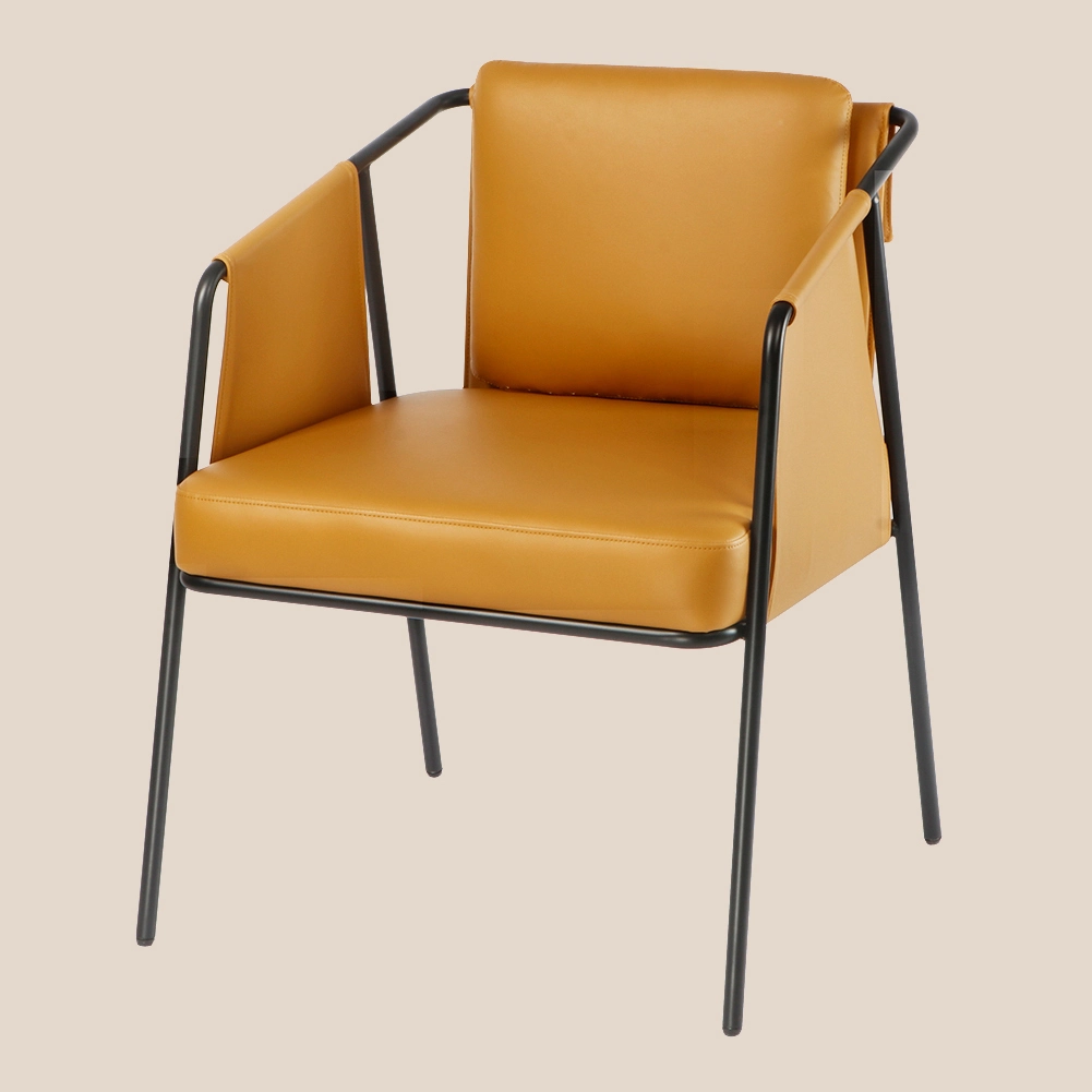 Sling Dopamine gele eetkamerstoel #M2377 1