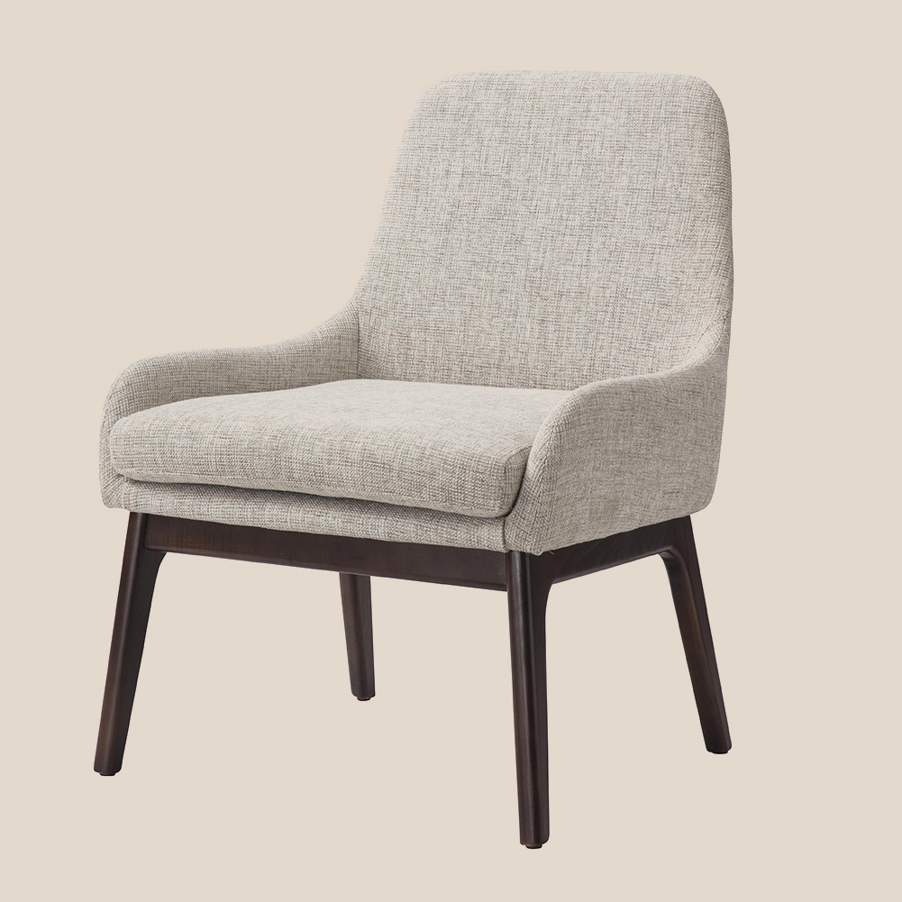 Könnyű, luxus kárpitozott, ívelt dizájnú, divatos étkezőszék #M2057 Egyedi gyár MISIRUI 1