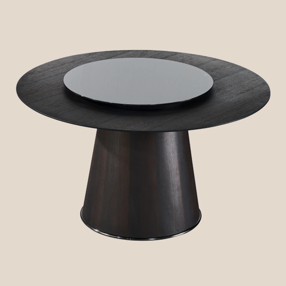 Ronn Iessdësch aus gefëmmtem Eukalyptus #M7018 1