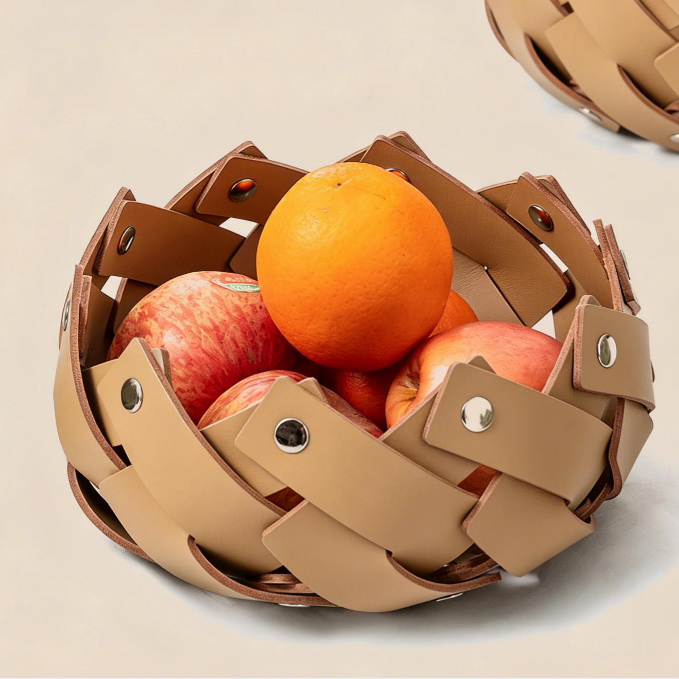 Fruitschaal met bloemenmotief #MSR021-5 1