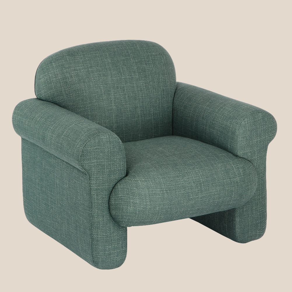 Enfärgad serie · Lockig texturerad casualsoffa #M5063 1