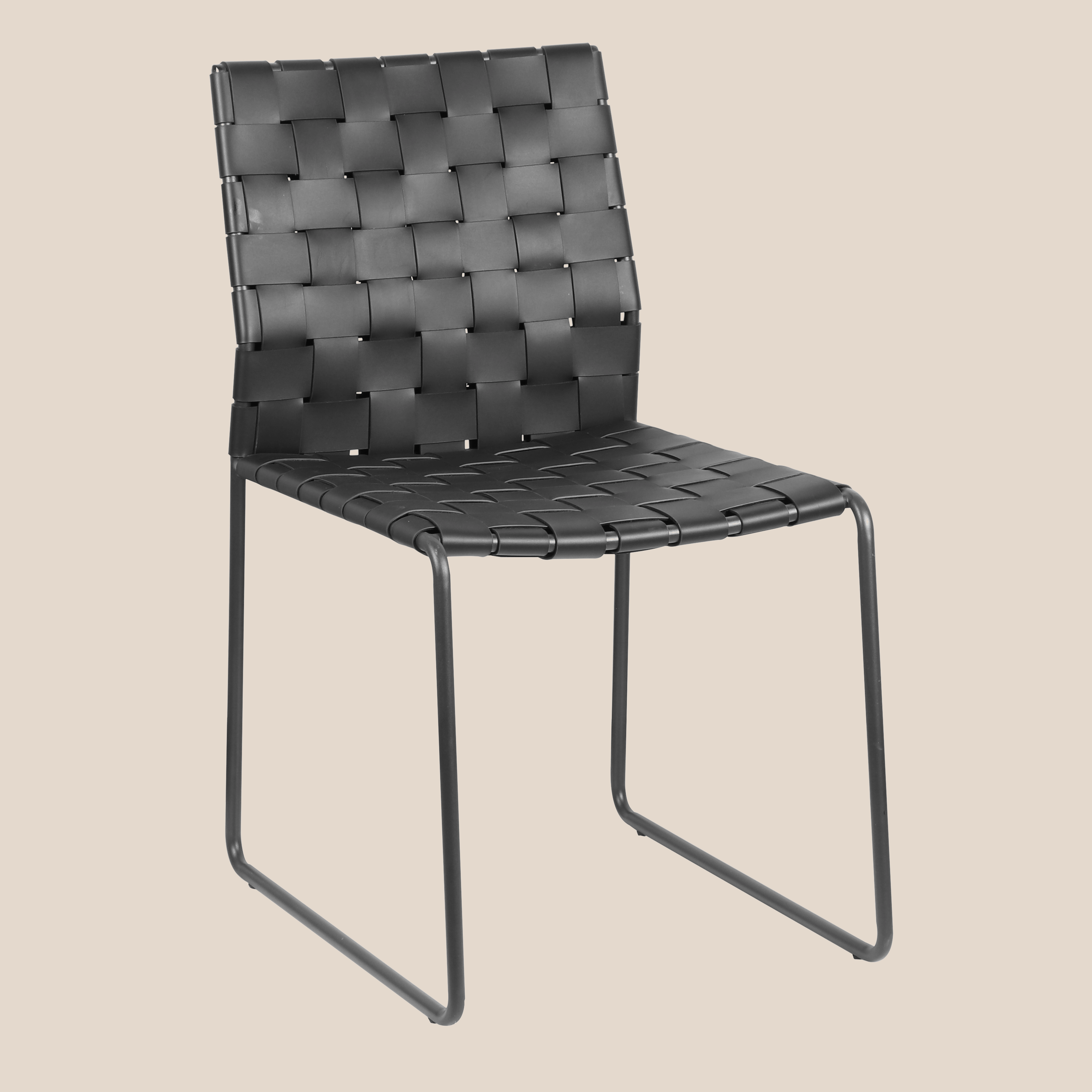 Dokuma Serisi · Izgara Desenli Konsol Yemek Sandalyesi #M2185-2 1