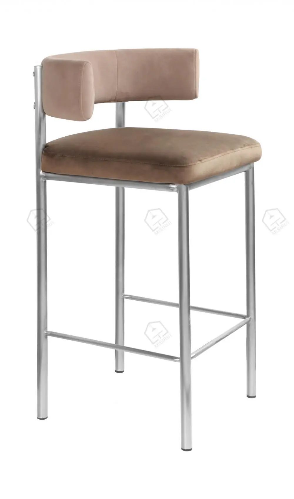 Brong Velvet Stoff Bar Hocker 1
