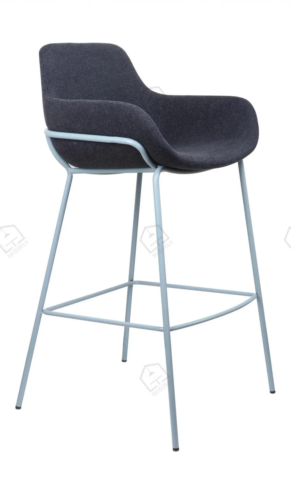 Black Frame importéiert Ash Holz Bar Hocker 1