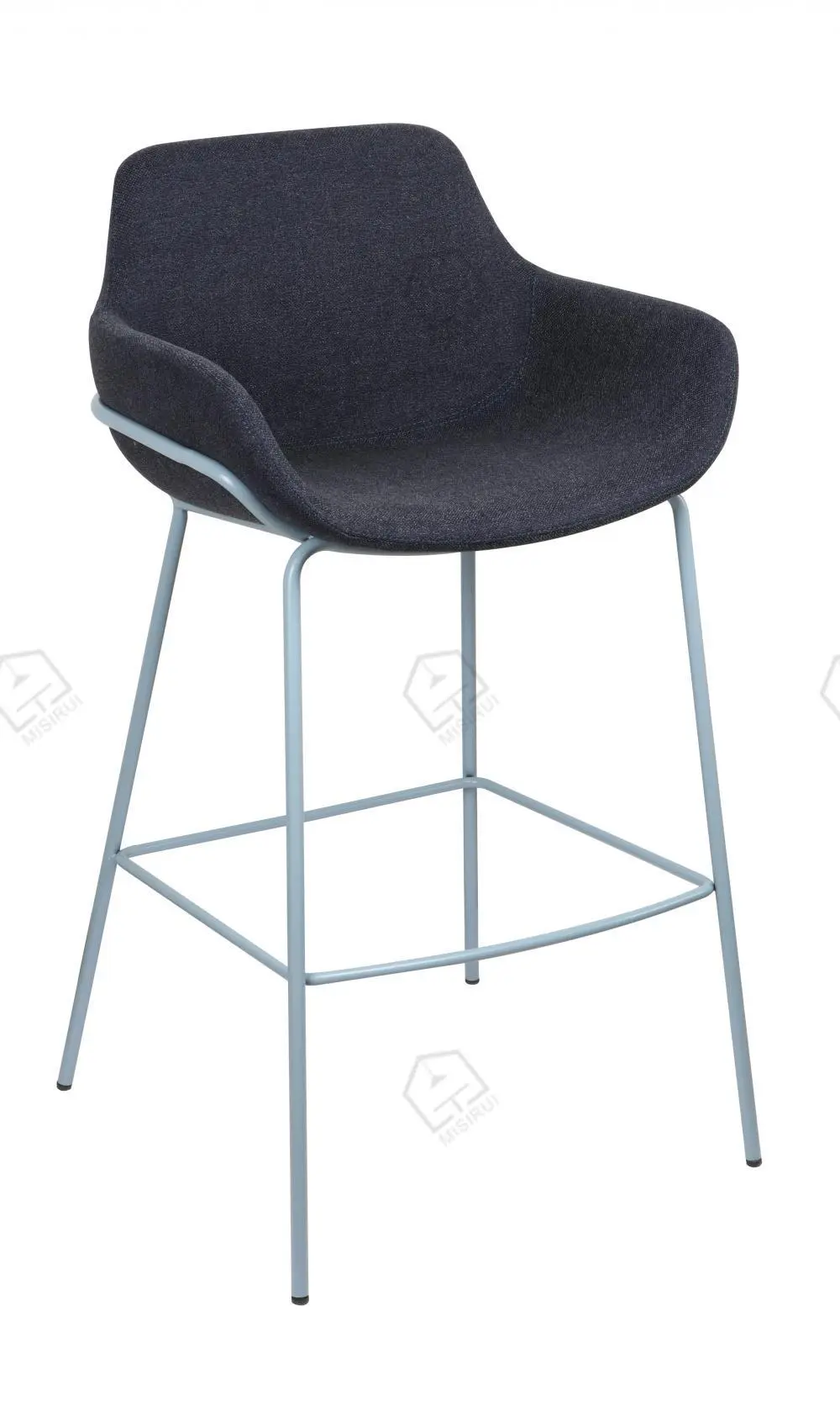 Faux Lieder Edelstol Copper plakeg Bar Hocker 1