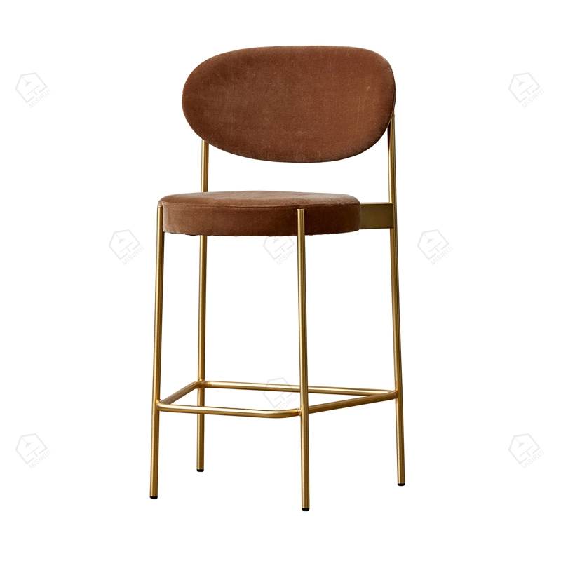 FAUX Lieder Uphololered Metal Frame Barol 1