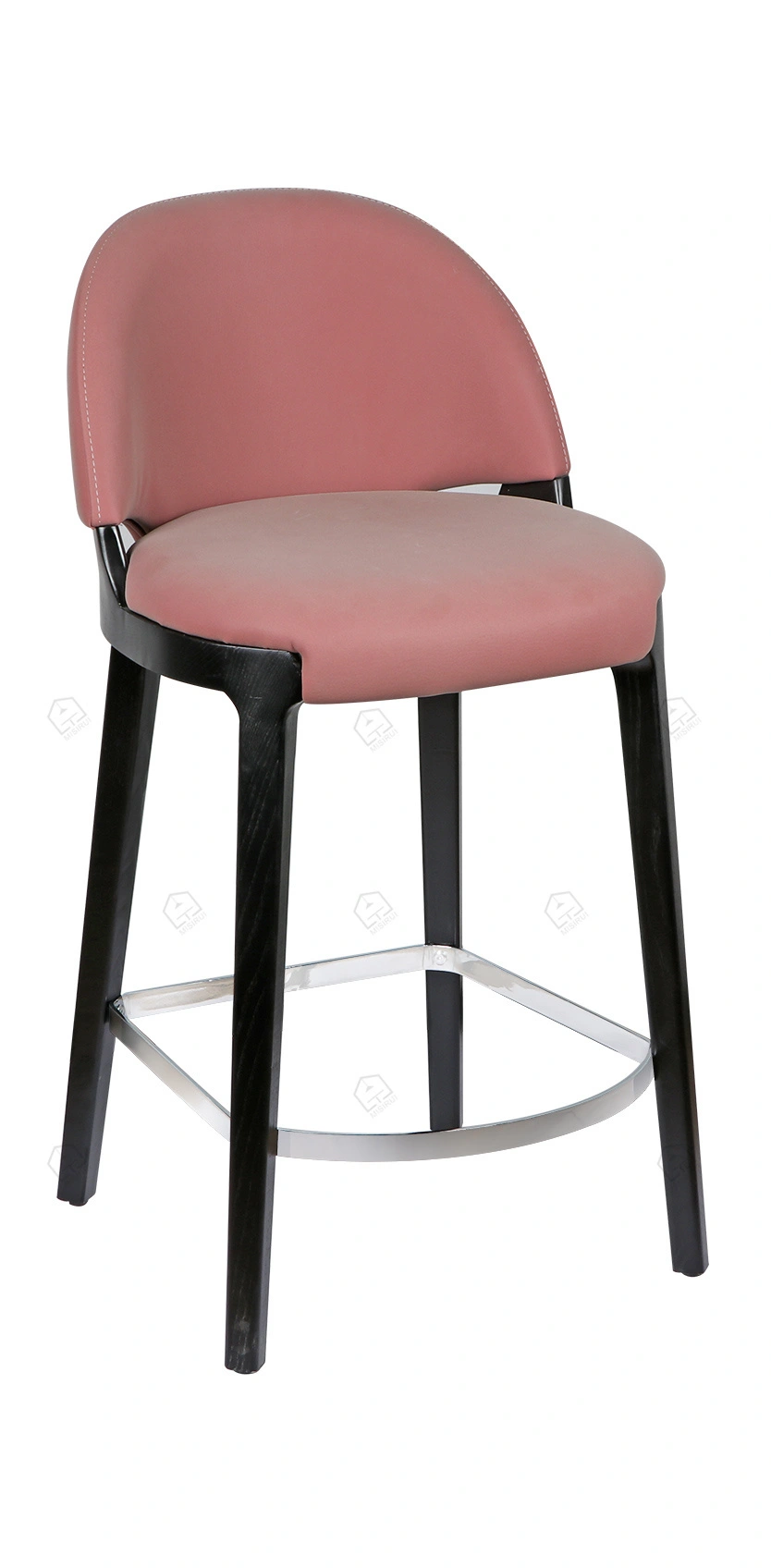 Pink Leder Potocco Velis Barhocker 1
