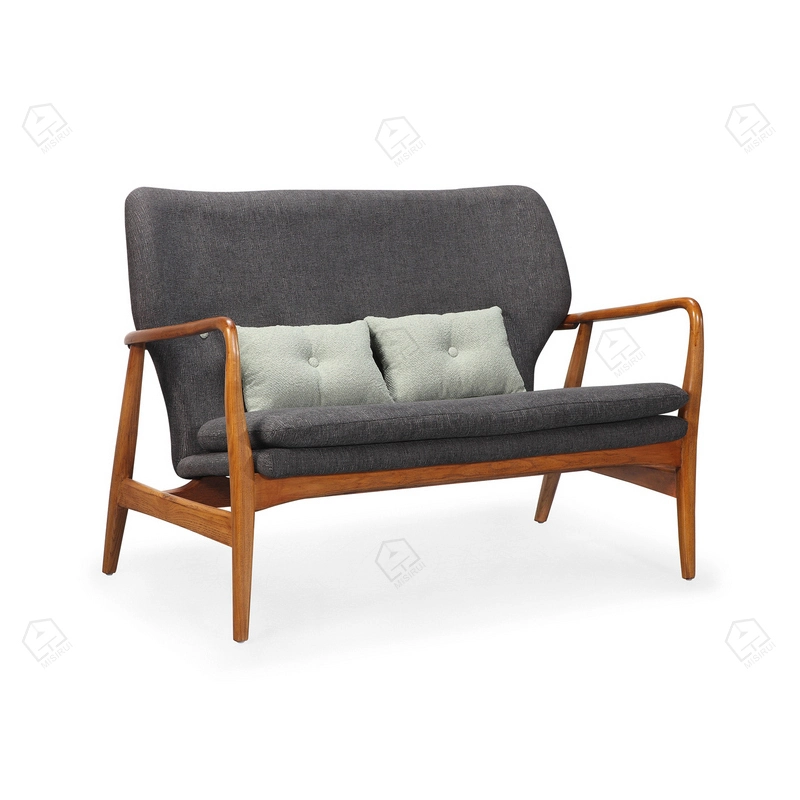 Manchurian Ash Solid træpude To sæder sofa 1