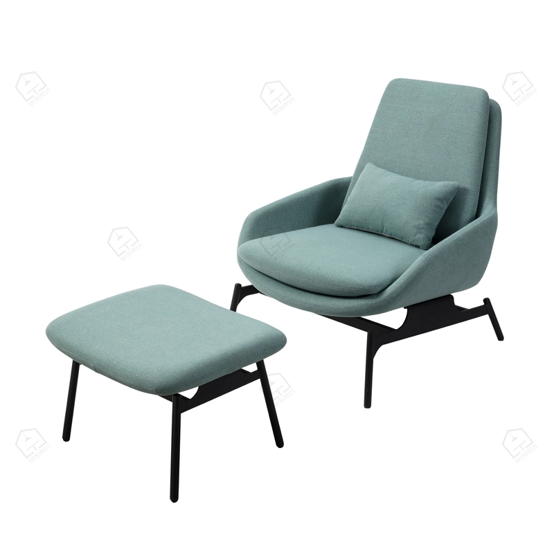 Faux Lieder Kotteng Léngen Lounge Still a Footrest 1