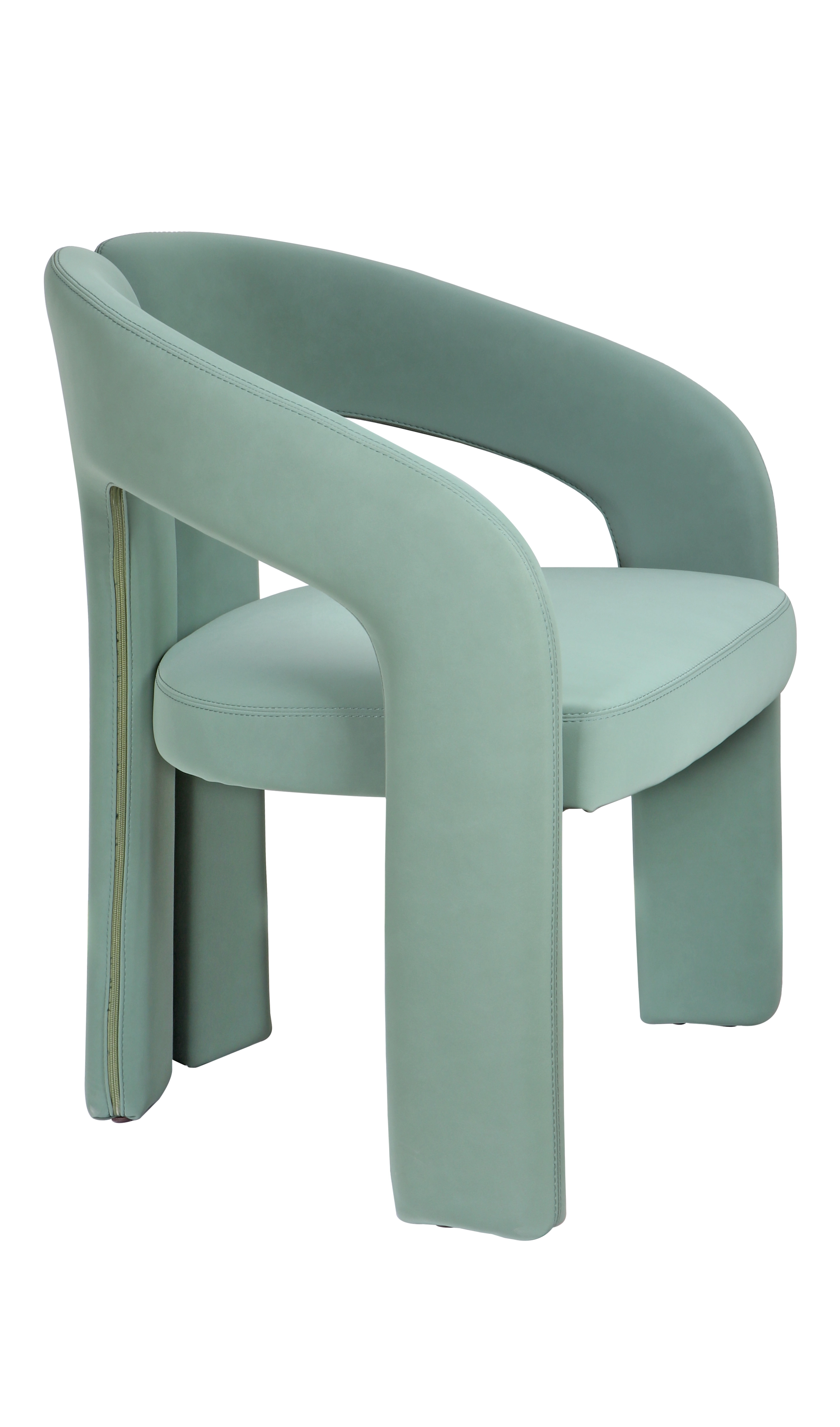 Cadeiras italianas minimalistas verdes claras 1