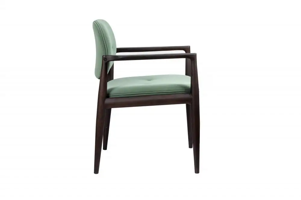 Products Best Leather Dining Chairs SHEKOU FOB Factory 4