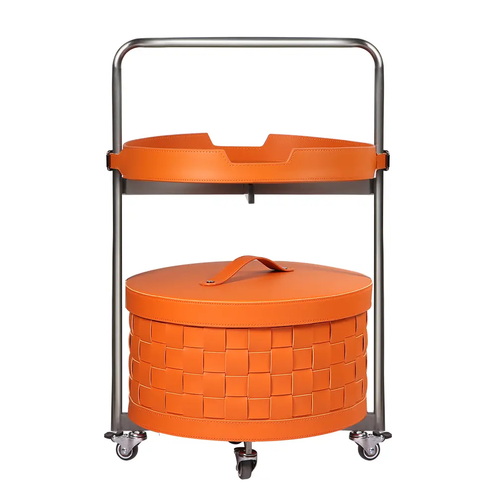 Top Selling Saddle Leather Storage Baskets Company 3