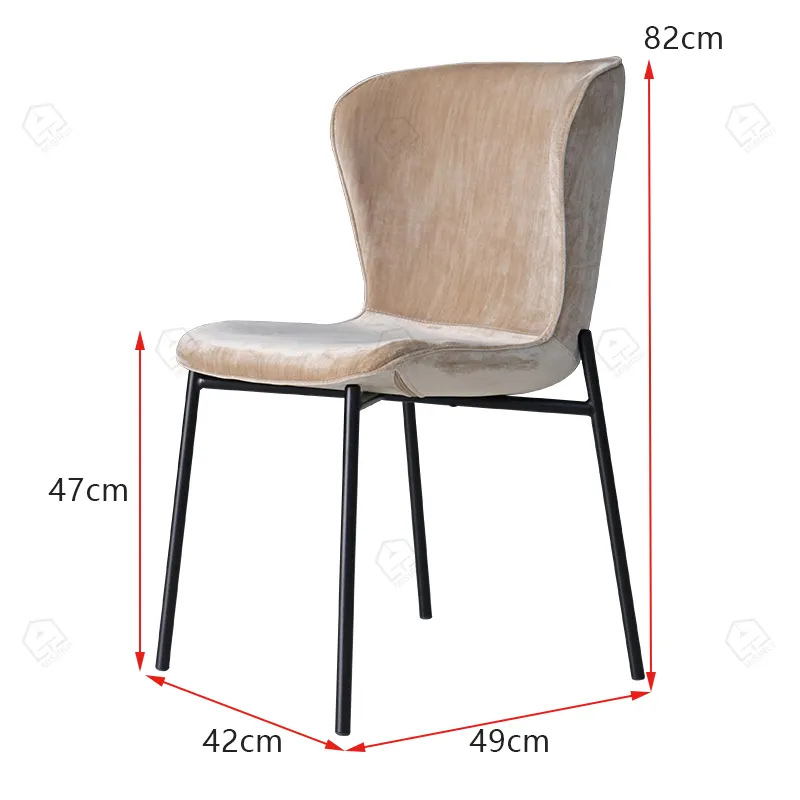 Aluminum Side Dining Chair 20 Piece/Pieces Side Dining Chair Wholesale - MISIRUI 5