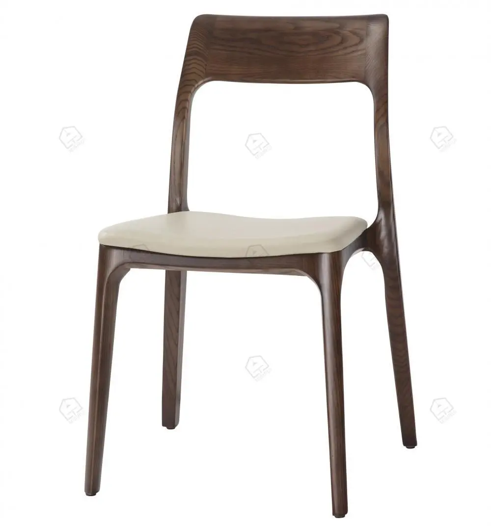 Designer solid træ armløse pude stole 1