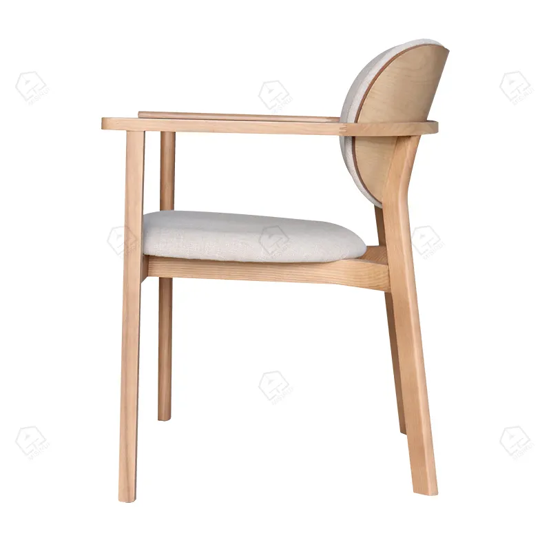 White Leather Dining Room Chairs NANSHA Products Wholesale - MISIRUI 3