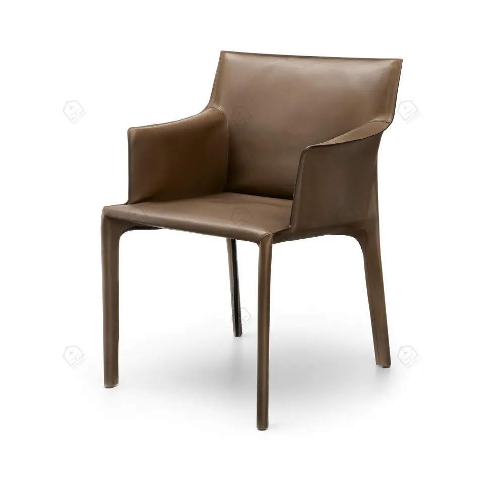 Italienesch Minimalist brong Saddle Lieder Armrinnen 1