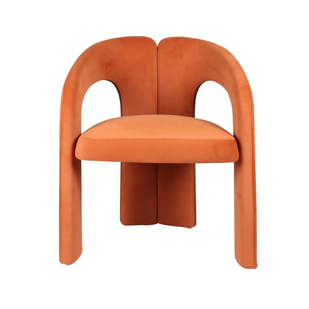 Italienesch Minimalist Wunnzëmmer Orange Dubet Lounge Still 1