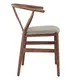 White Leather Dining Room Chairs by MISIRUI 4