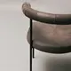 Gray Metal Dining Chairs by MISIRUI 9