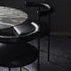 Gray Metal Dining Chairs by MISIRUI 8