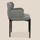 MISIRUI Gray Metal Dining Chairs Price List 3