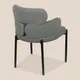 MISIRUI Gray Metal Dining Chairs Price List 4