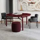 MISIRUI Gray Metal Dining Chairs Price List 6