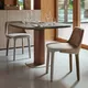 Black Leather Dining Room Chairs by MISIRUI 6