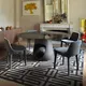 Black Leather Dining Room Chairs by MISIRUI 7