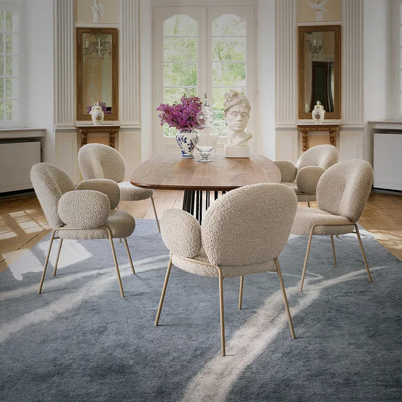 Modern Metal Dining Chairs Products Wholesale - MISIRUI 7