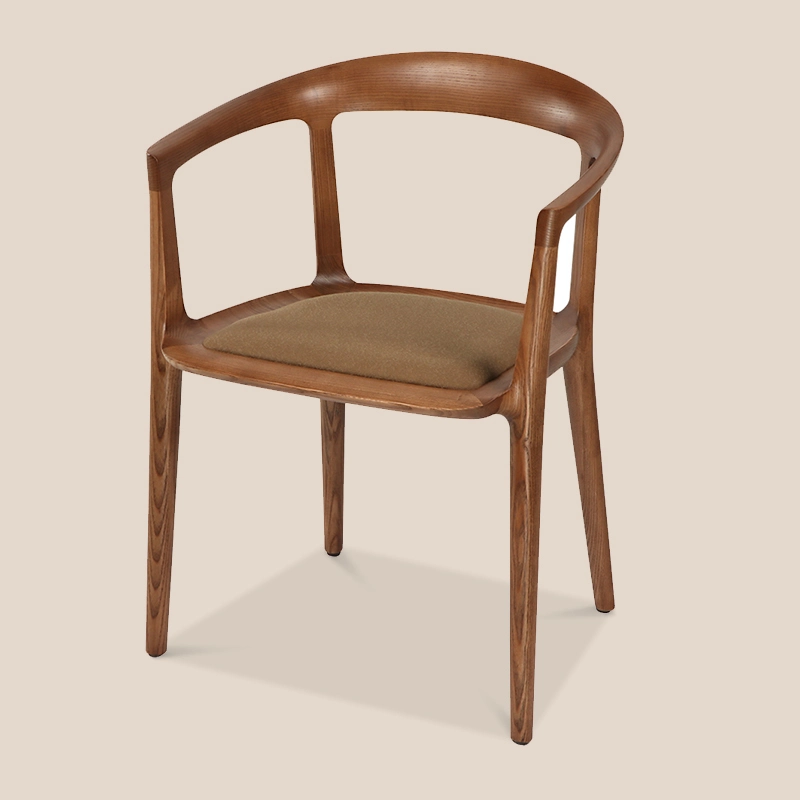 Misirui DC10 AspCHAIR, kontinuéierlech kromme Baldomen Design, Archanal Crafled Caag Camionnairen fir modern Interieuren 1