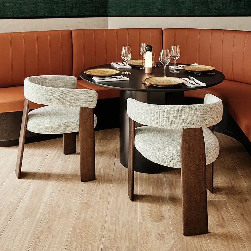 MISIRUI Black Solid Wood Dining Chairs Price List 8