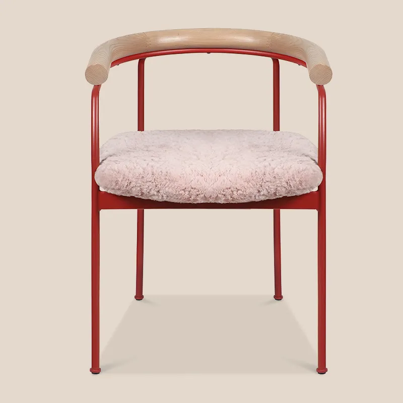 Black Metal Dining Chairs by MISIRUI 2