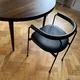 Black Metal Dining Chairs by MISIRUI 8