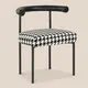 Gray Metal Dining Chairs by MISIRUI 3