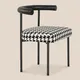 Gray Metal Dining Chairs by MISIRUI 7