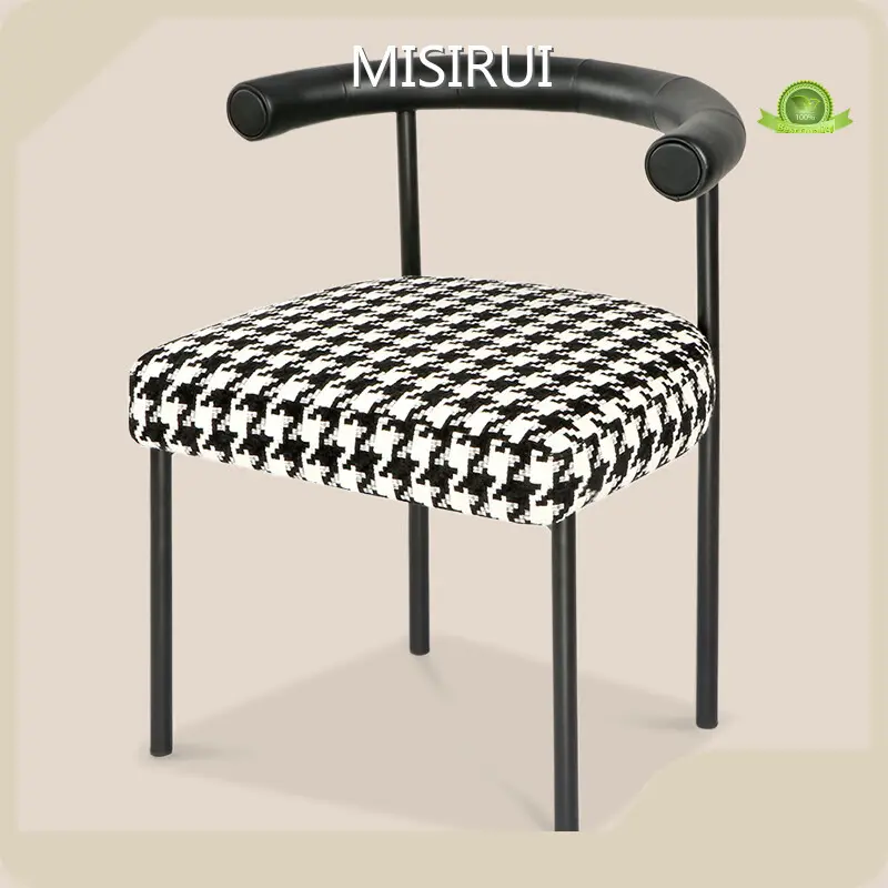 Gray Metal Dining Chairs by MISIRUI 1