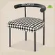 Gray Metal Dining Chairs by MISIRUI 1