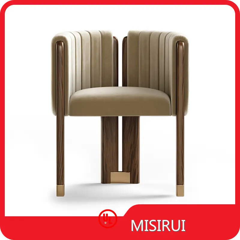 MISIRUI Black Leather Dining Room Chairs T/T for Sale 1