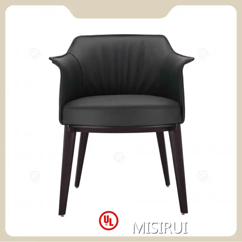 MISIRUI Black Leather Dining Room Chairs Express Black Leather Dining Room Chairs Manufacturer 1