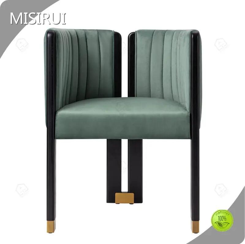 MISIRUI White Leather Dining Room Chairs YANTIAN Factory 1