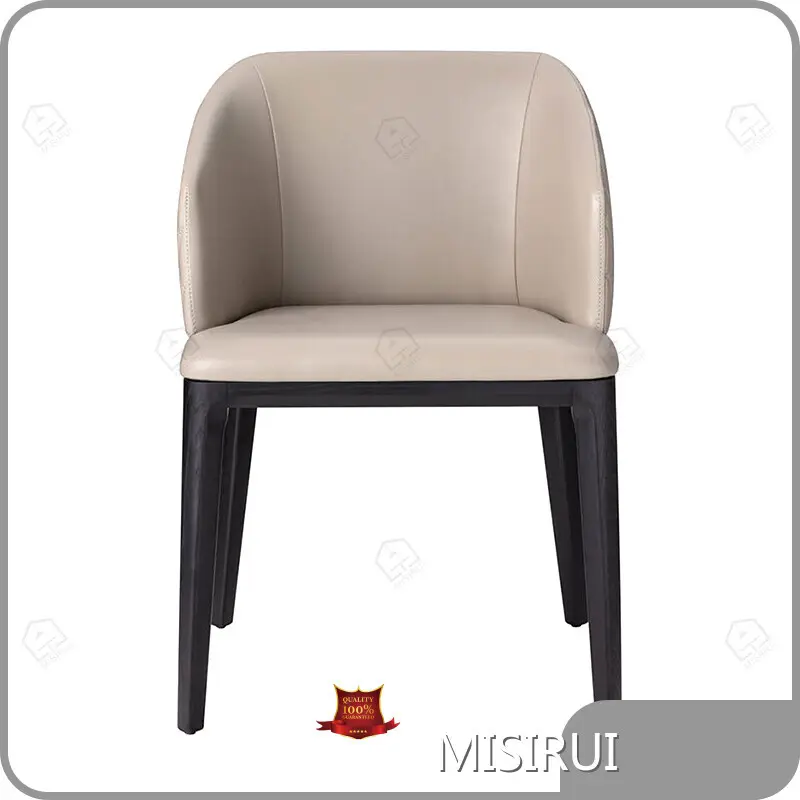 MISIRUI Black Leather Dining Room Chairs EXW for Sale 1