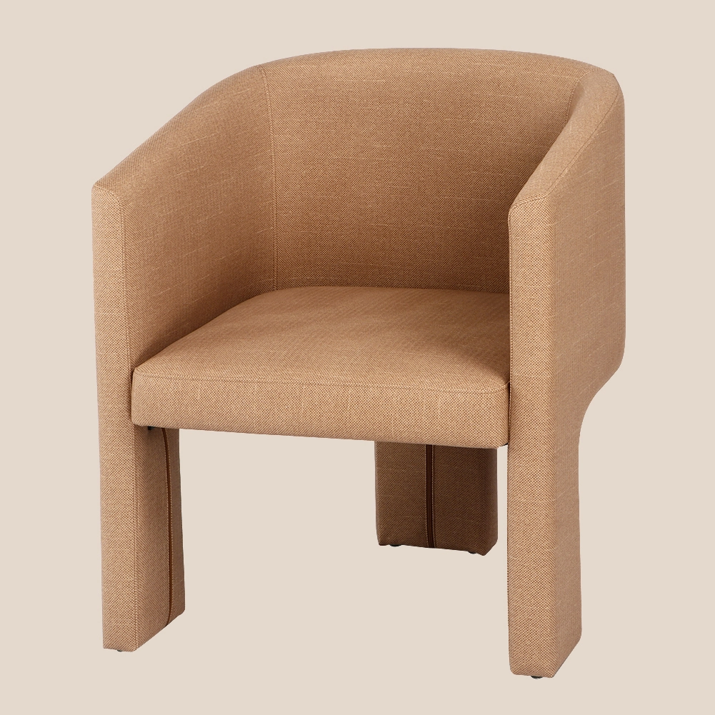 現代設計布藝皮革休閒椅 #M3228 1