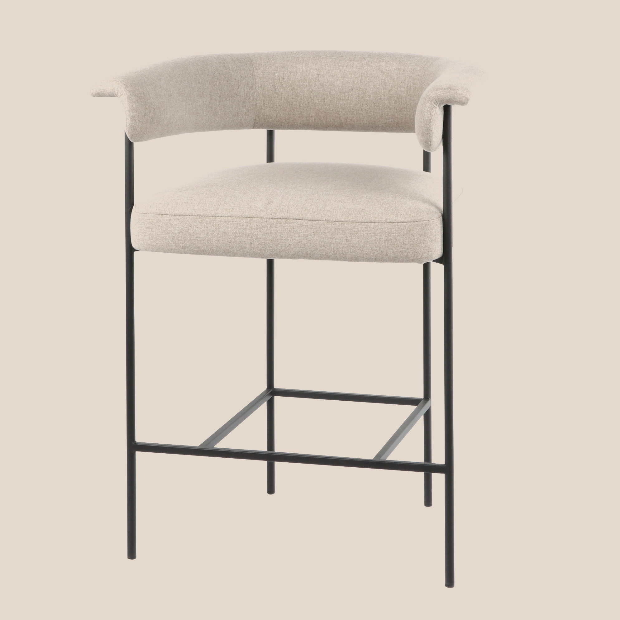 MISIRUI Solid-color foam bar chair #M1078 1