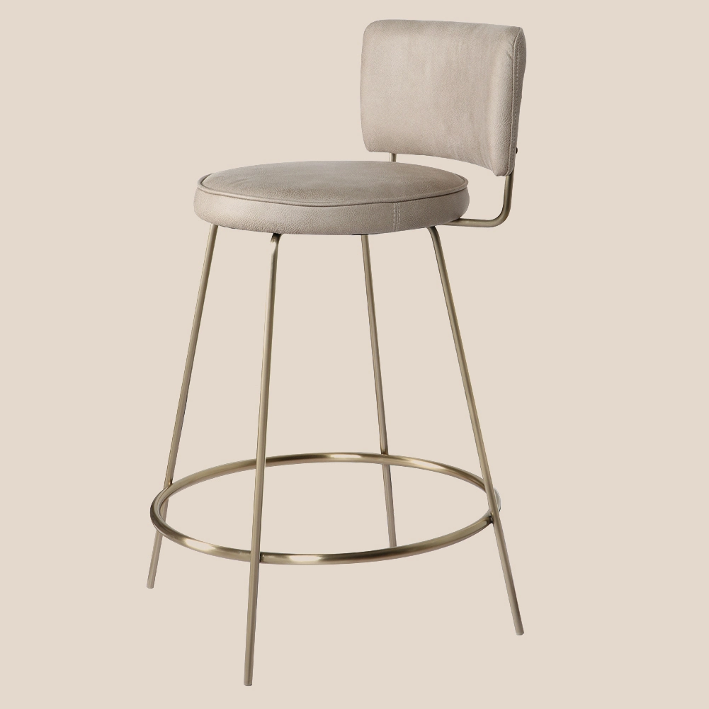 Karrige për Bar me Profil të Lëkurës dhe Dizajn Unaze, me Dizajn Unaze #M1066 1