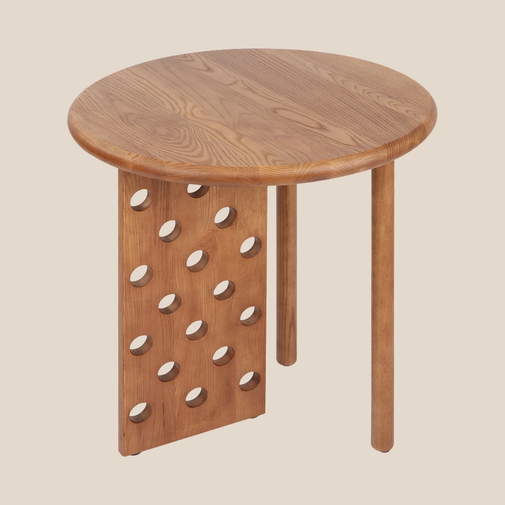 Massiivipuinen geometrinen sohvapöytä #M6079 1